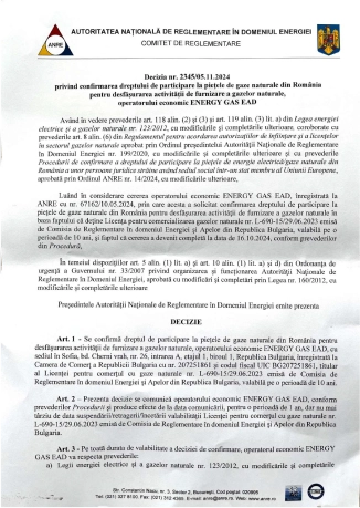 Energy Gas - License - 1